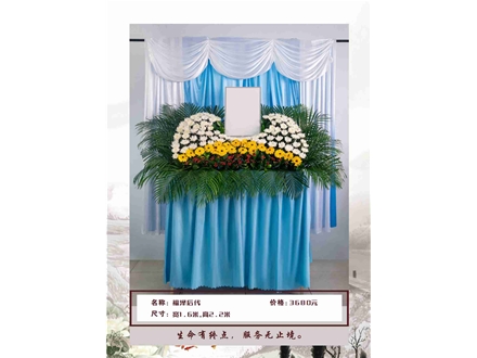 鲜花灵堂