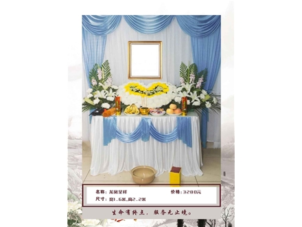 鲜花灵堂